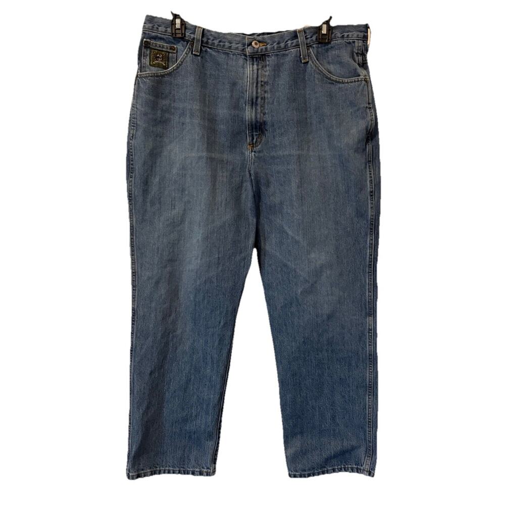 Cinch Men's 40x30- Cowboy Western Med Wash Denim Jeans-Rocky Mountain